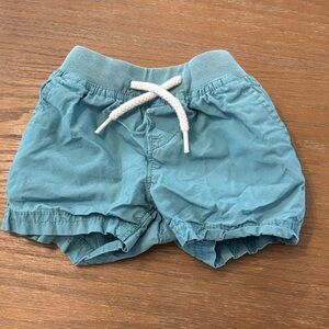 GAP Baby Blue Shorts with White Drawstring